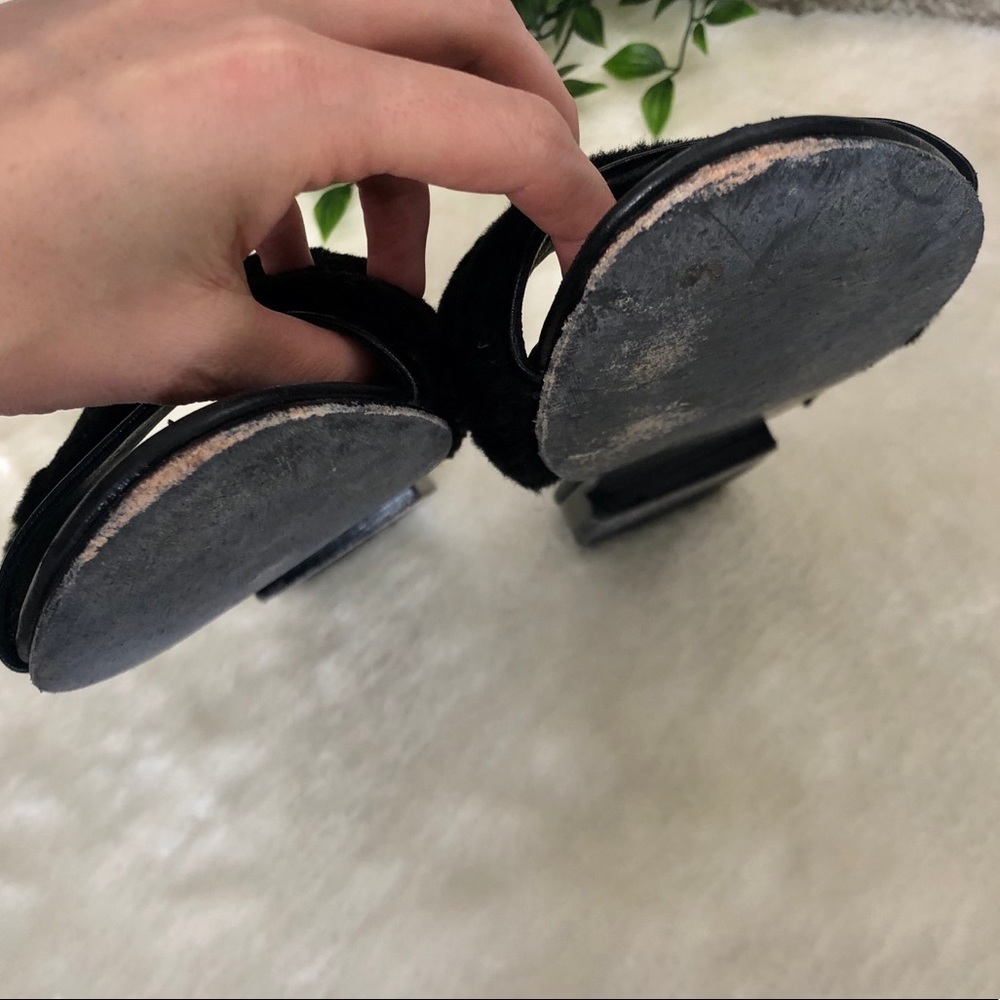 NewBark Shearling Leather Yasmin Slides - Picture 7 of 7